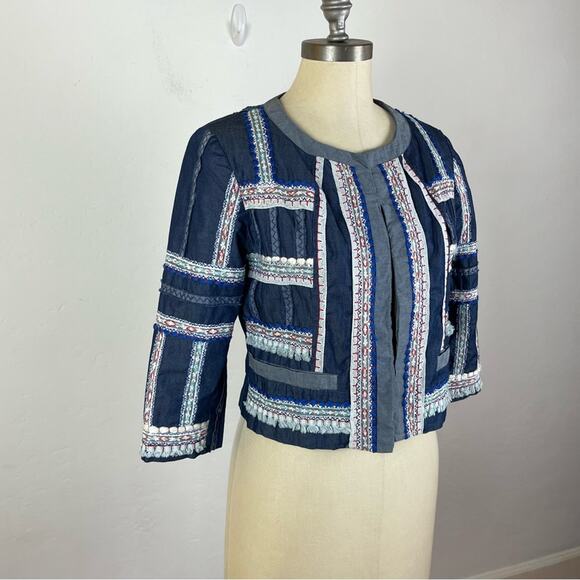 Anthropologie Conditions Apply Giacca Katina allacciata - Picture 3 of 9